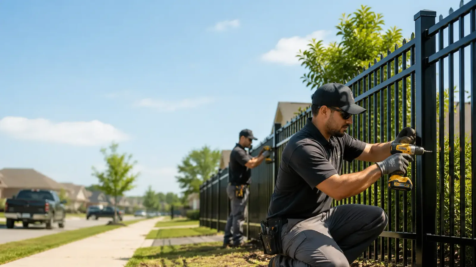Metal Fence Installation in Nemo, TX